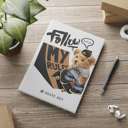 Notizbuch Teddy Skate Boy