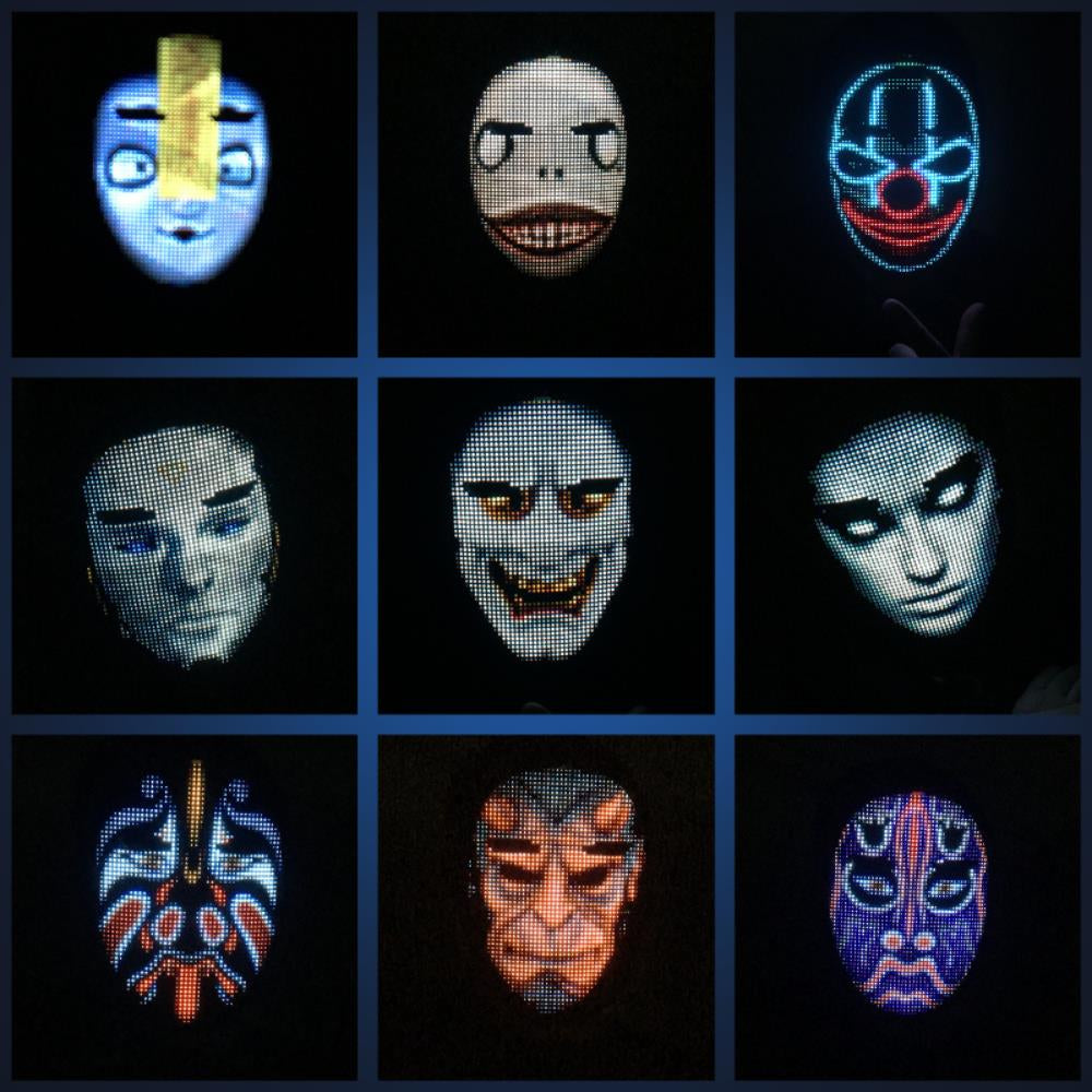 LED FaceFusion App Mask