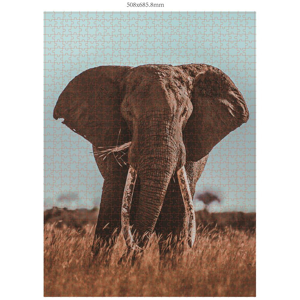 Afrikanischer Elefant 1000 Teile (Donal Boyd)