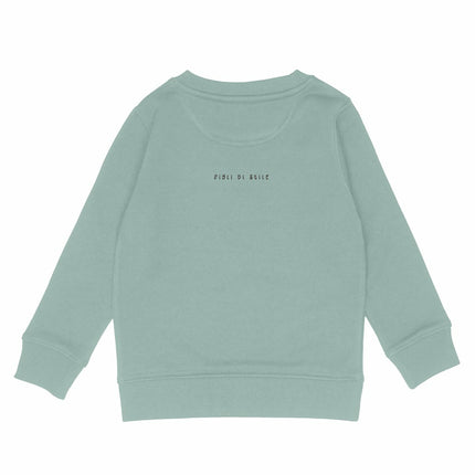 Sweatshirt mit Liebi gmacht - back_grün