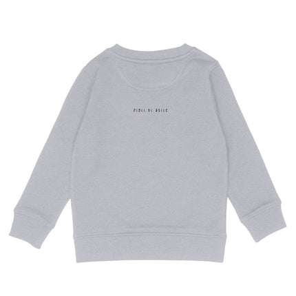 Sweatshirt mit Liebi gmacht - back_heidekrautgrau