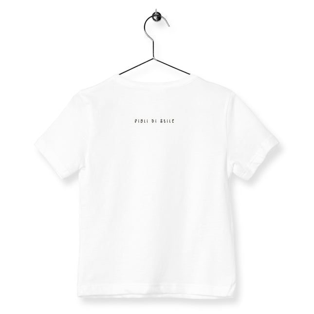 Kinder T-Shirt Teddy Relax - back_weiß