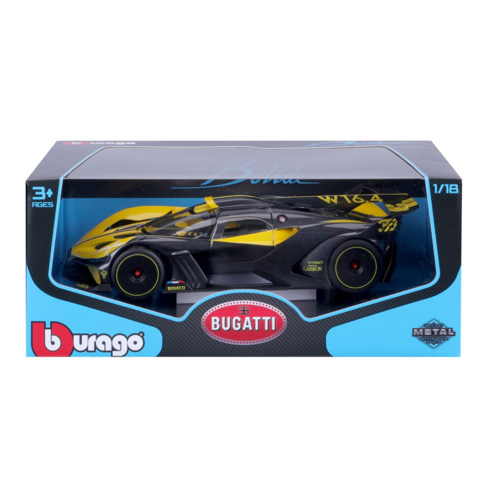 Bugatti Bolide 1/18 gelb/schwarz