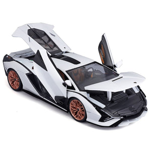 Lamborghini Sian FKP 37 1/18 weiss/schwarz