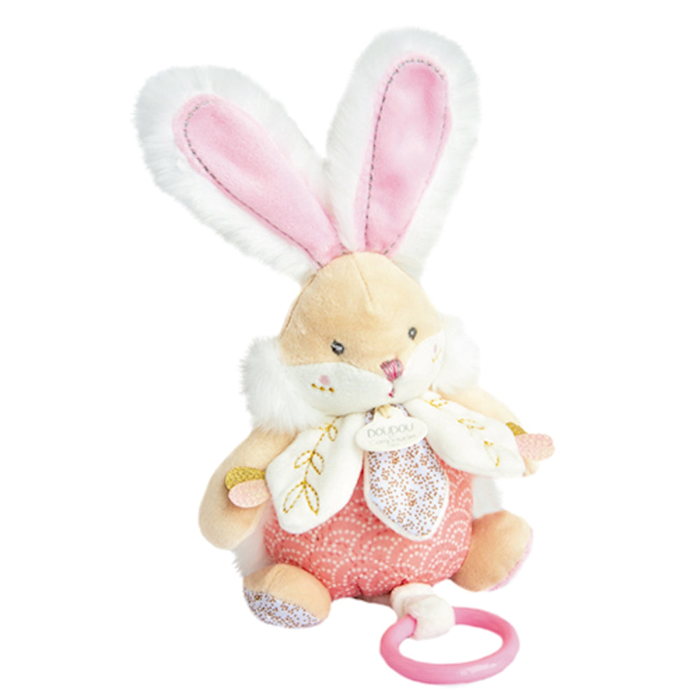 Musikspieldose Hase, rosa 20cm