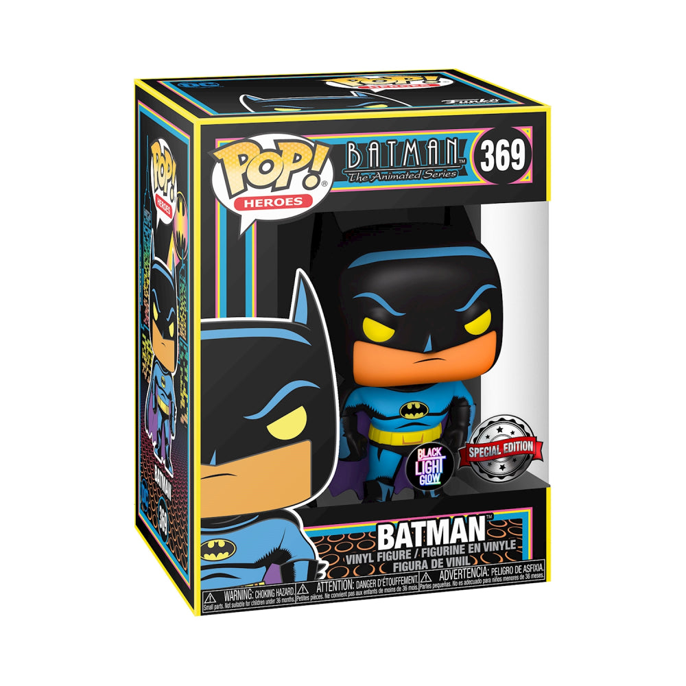 POP Heroes DC Batman Black Light Black Light Glow / Spec. Edition