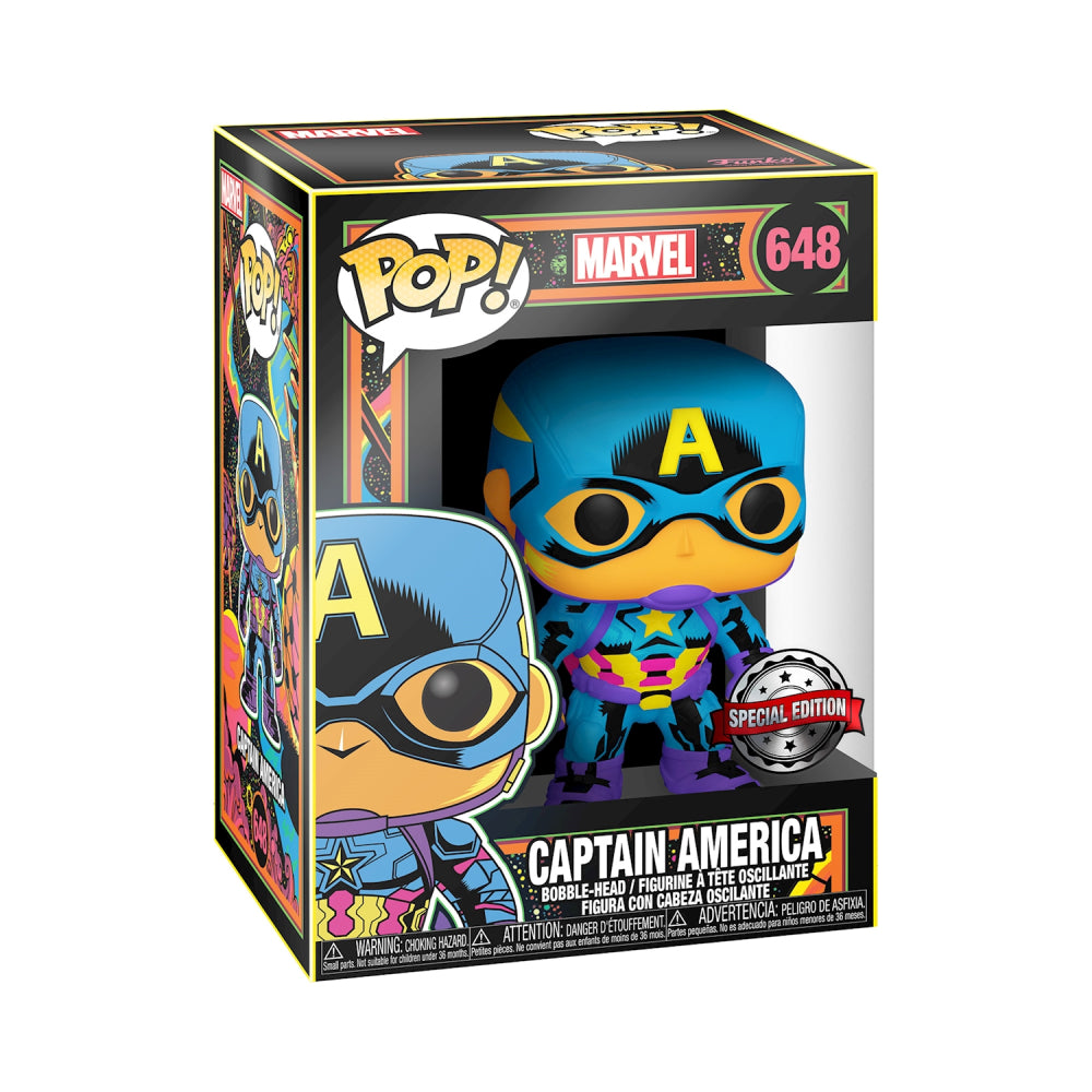 POP Marvel Black L. Captain Amer Special Edition / Bobble-Head