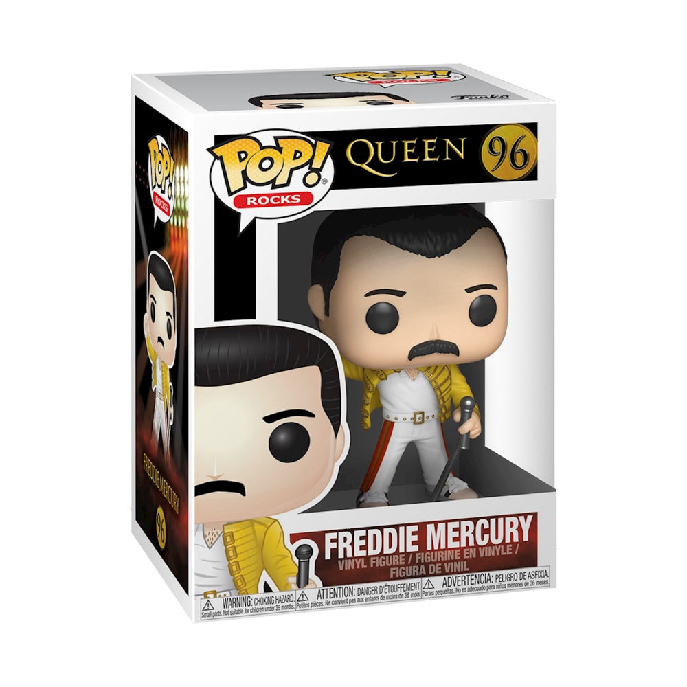 POP Rocks Queen Freddy Mercury Wembley1986