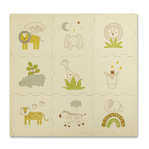 Puzzlematte, Safari Tiere