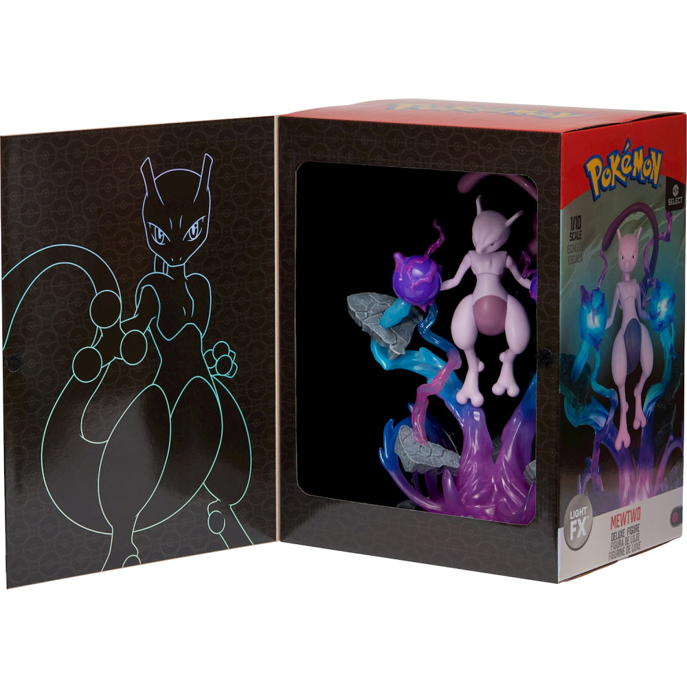 Pokémon Statue Mewtwo 33cm Deluxe / mit Lichtfunktion