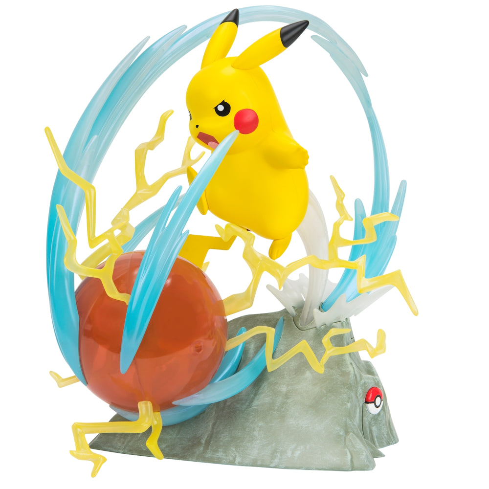 Pokémon Statue Pikachu 33cm Deluxe / mit Lichtfunktion