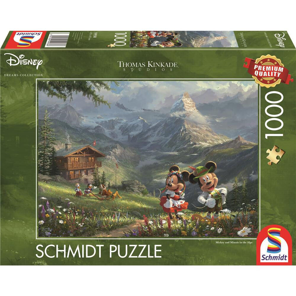 Disney Mickey & Minnie in den Alpen 1000 Teile