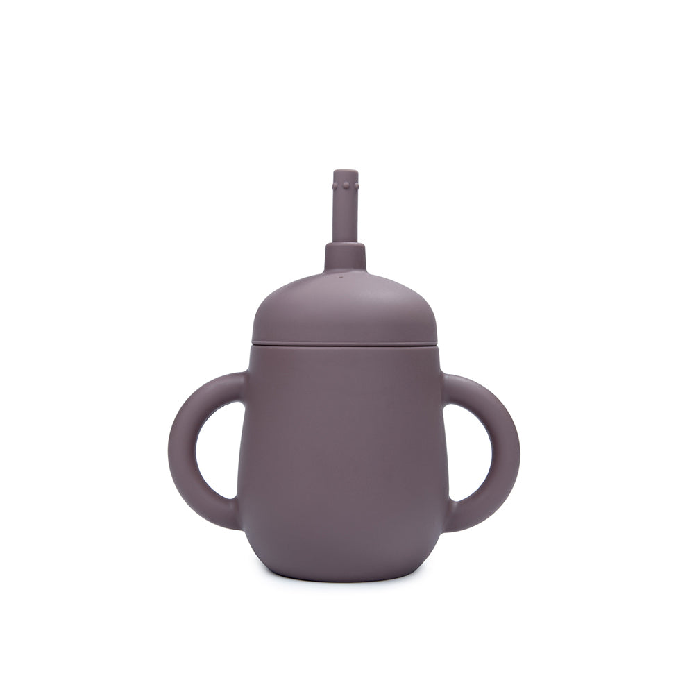 Silikon 3in1 Becher, aubergine