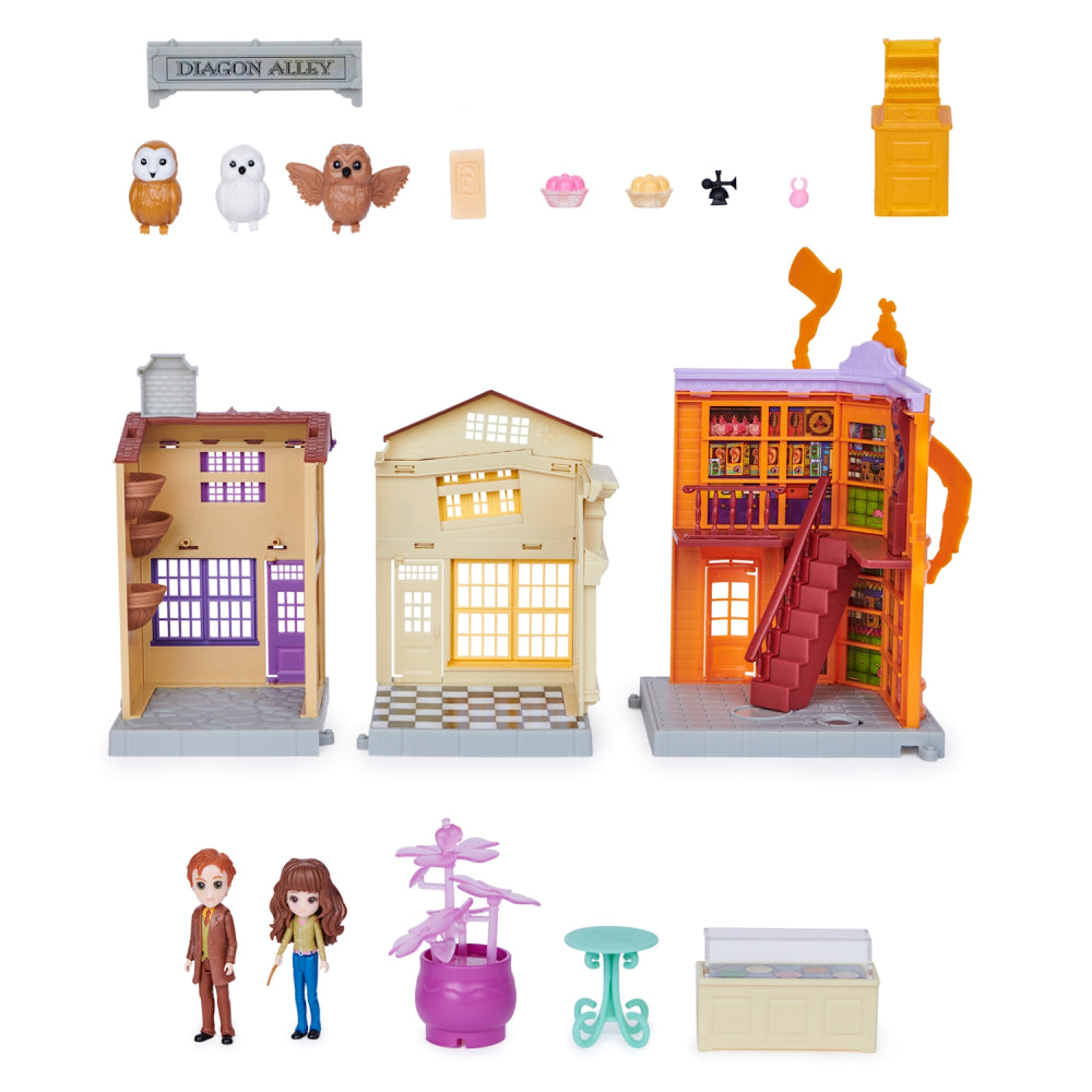 W.World Winkelgasse Spielset mit Hermine & Fred 8 cm