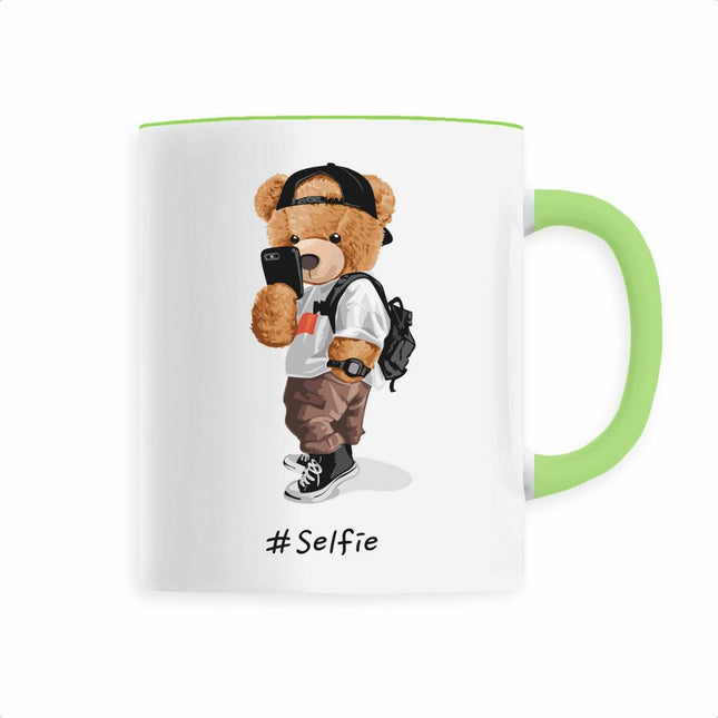 Keramik Tasse Teddy Selfie - vorderseite_0