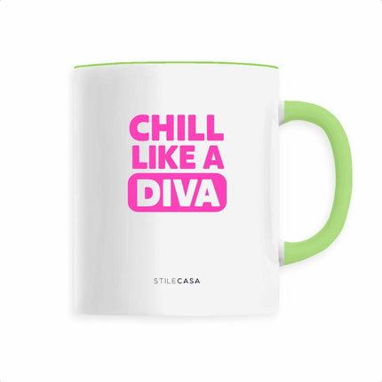Keramik Tasse like a diva - vorderseite_0