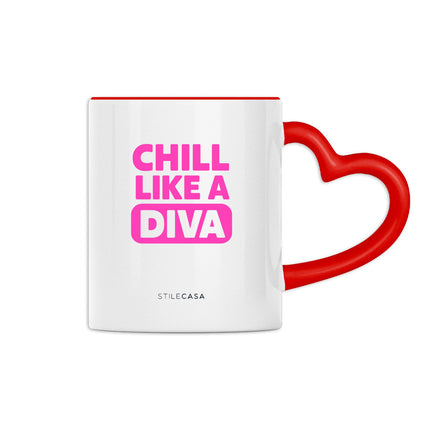 Herz Tasse Like a Diva - vorderseite_1
