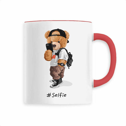 Keramik Tasse Teddy Selfie - vorderseite_2