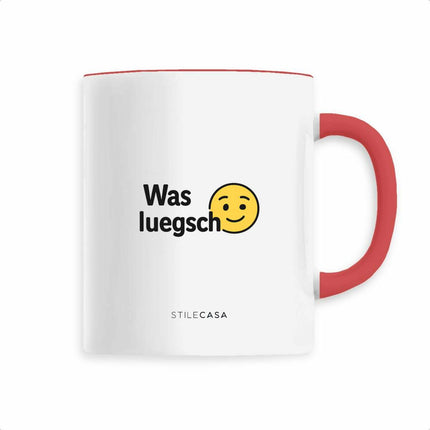 Keramik Tasse was luegsch? - vorderseite_2