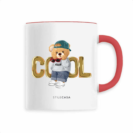 Keramik Tasse Teddy Cool - vorderseite_2