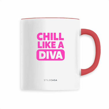 Keramik Tasse like a diva - vorderseite_2
