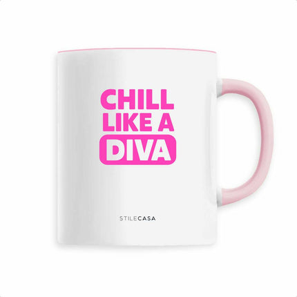 Keramik Tasse like a diva - vorderseite_3