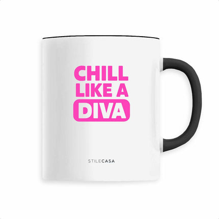 Keramik Tasse like a diva - vorderseite_4