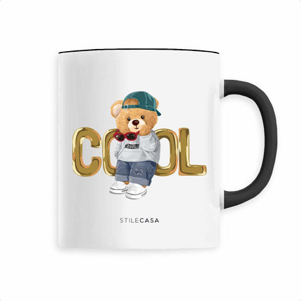 Keramik Tasse Teddy Cool - vorderseite_4