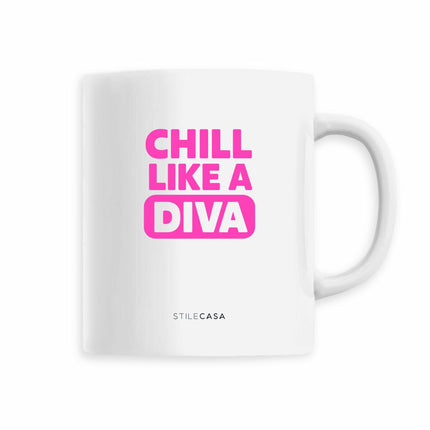 Keramik Tasse like a diva - vorderseite_5