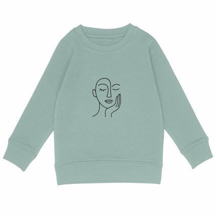 Sweatshirt Femme - vorderseite_grün
