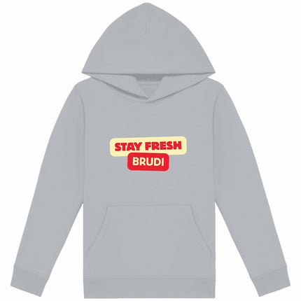 Kapuzenpulli stay fresh - vorderseite_heidekrautgrau