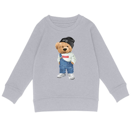 Sweatshirt Teddy Styler - vorderseite_heidekrautgrau