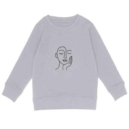 Sweatshirt Femme - vorderseite_heidekrautgrau