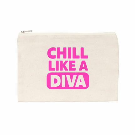 Kosmetiktasche like a diva - vorderseite_natürlich