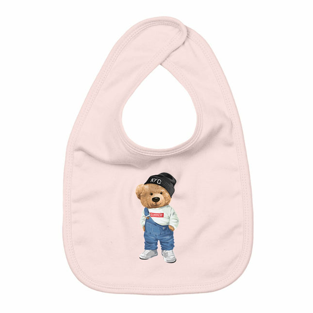 Lätzchen Teddy Styler - vorderseite_rosa