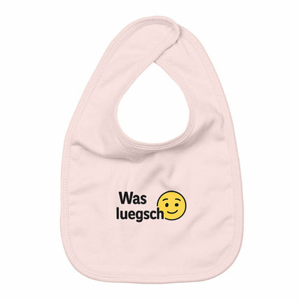 Lätzchen was luegsch? - vorderseite_rosa