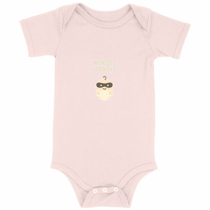 Babybody Windelbandit - vorderseite_rosa