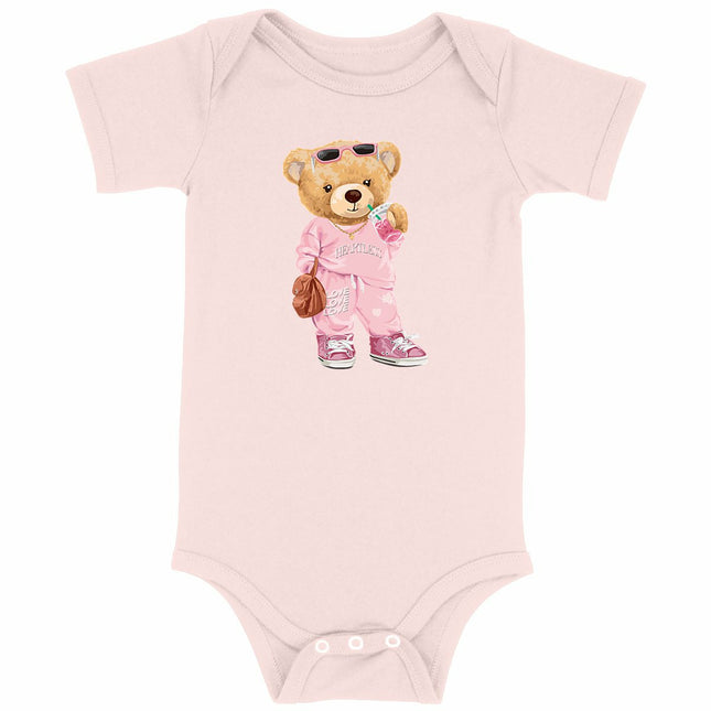 Babybody Teddy Pink Lady - vorderseite_rosa