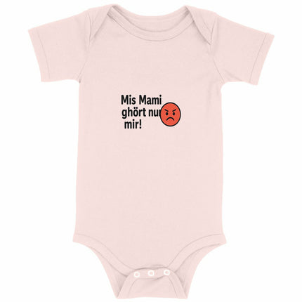 Babybody mis mami - vorderseite_rosa