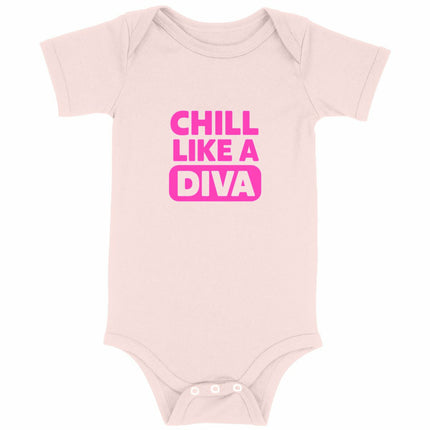 Babybody Like a Diva - vorderseite_rosa