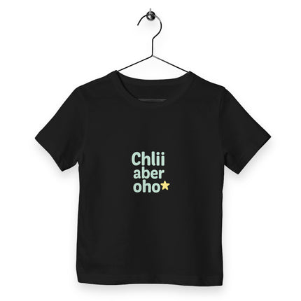 T-Shirt Chli aber oho - vorderseite_schwarz