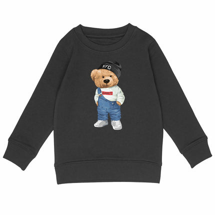Sweatshirt Teddy Styler - vorderseite_schwarz