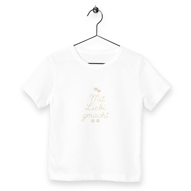 Tshirt mit liebi gmacht - vorderseite_weiß