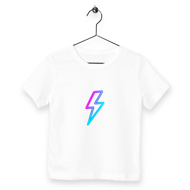 T-shirt blitz - vorderseite_weiß