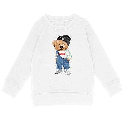 Sweatshirt Teddy Styler - vorderseite_weiß