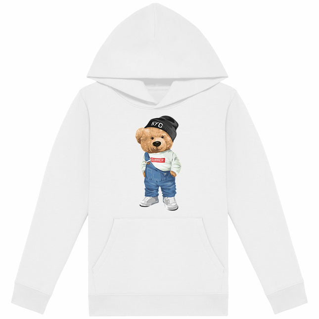 Kapuzenpulli Teddy Styler - vorderseite_weiß