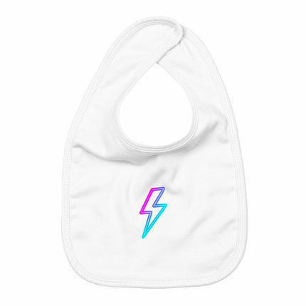 Lätz hen blitz - vorderseite_weiß