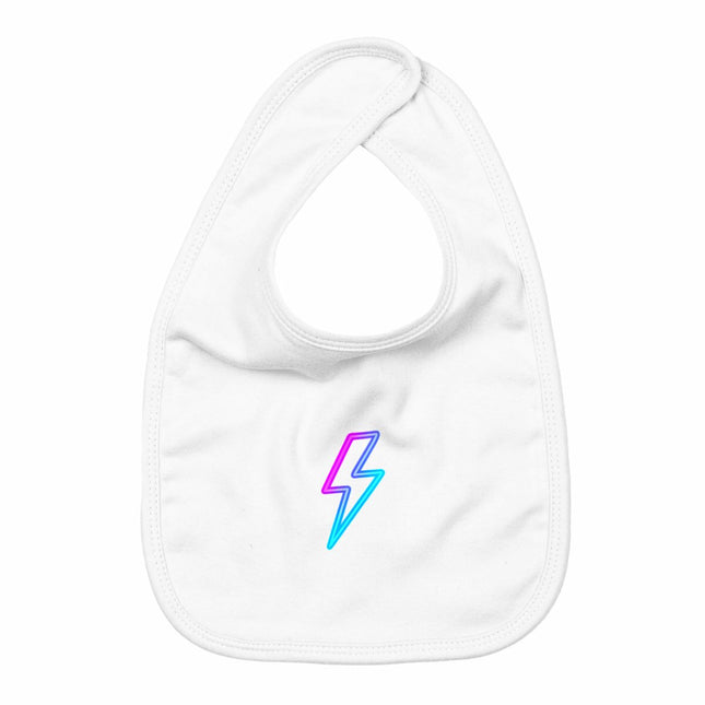 Lätz hen blitz - vorderseite_weiß