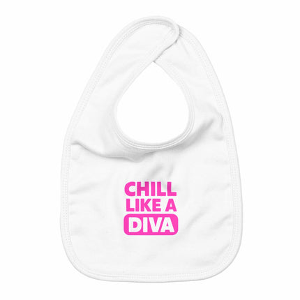 Lätzchen Like a Diva - vorderseite_weiß
