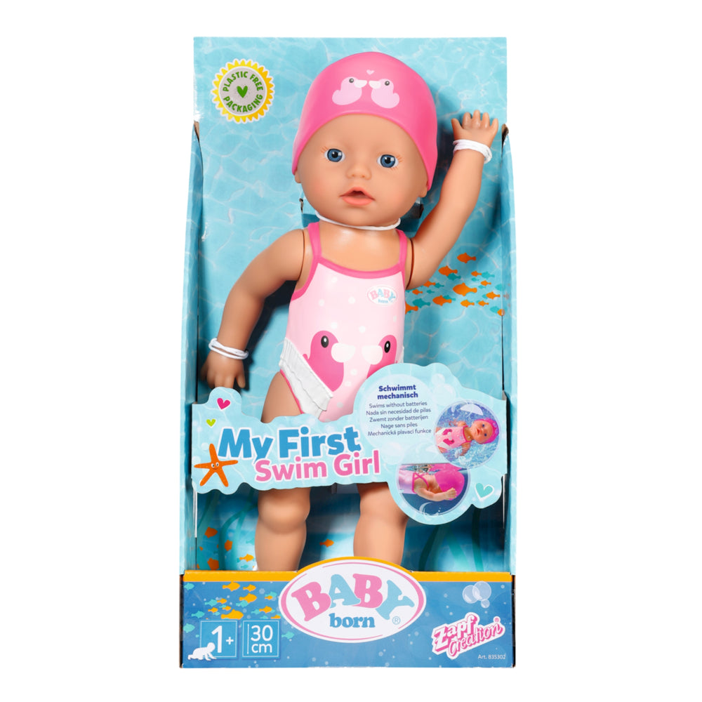 BABY b. My First Swim Girl 30cm